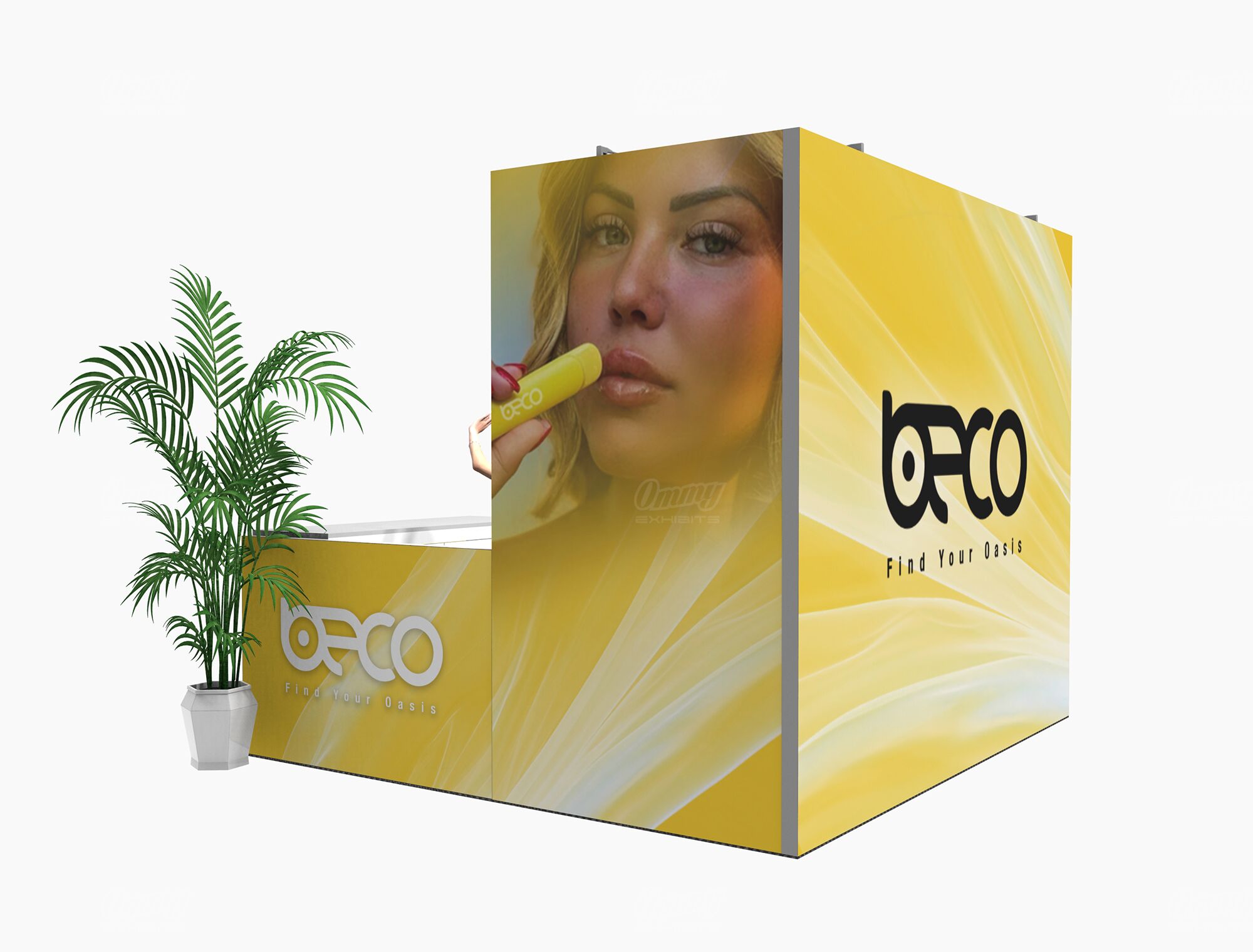 RLU1010-01 - 10'x10' Trade Show Booth Rental