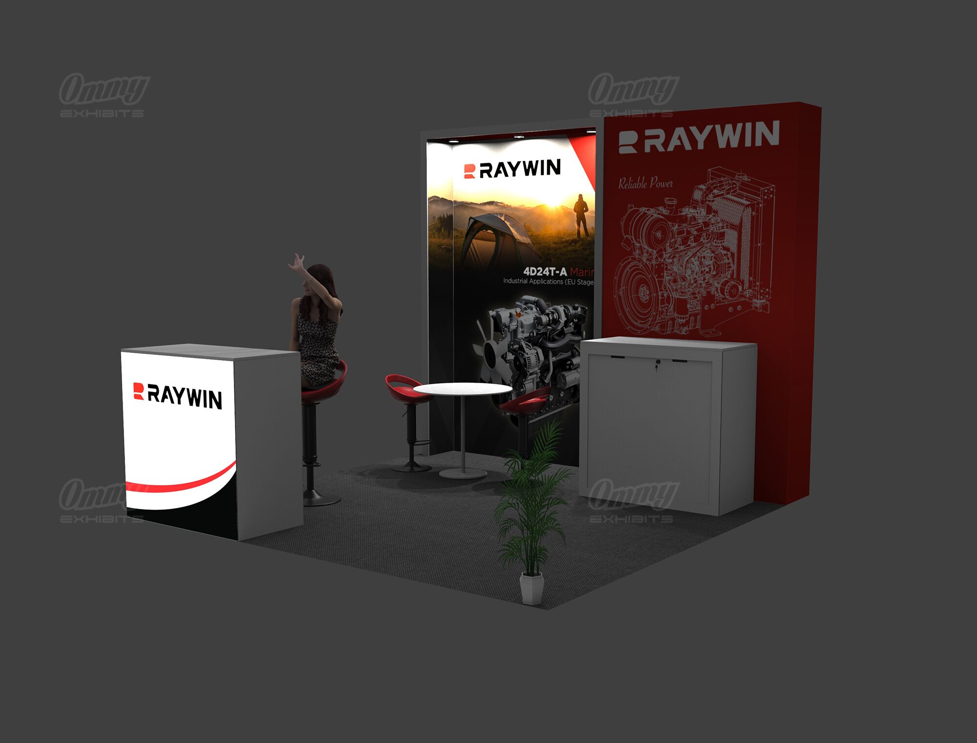 RLU1010-49 - 10'x10' Booth Rental