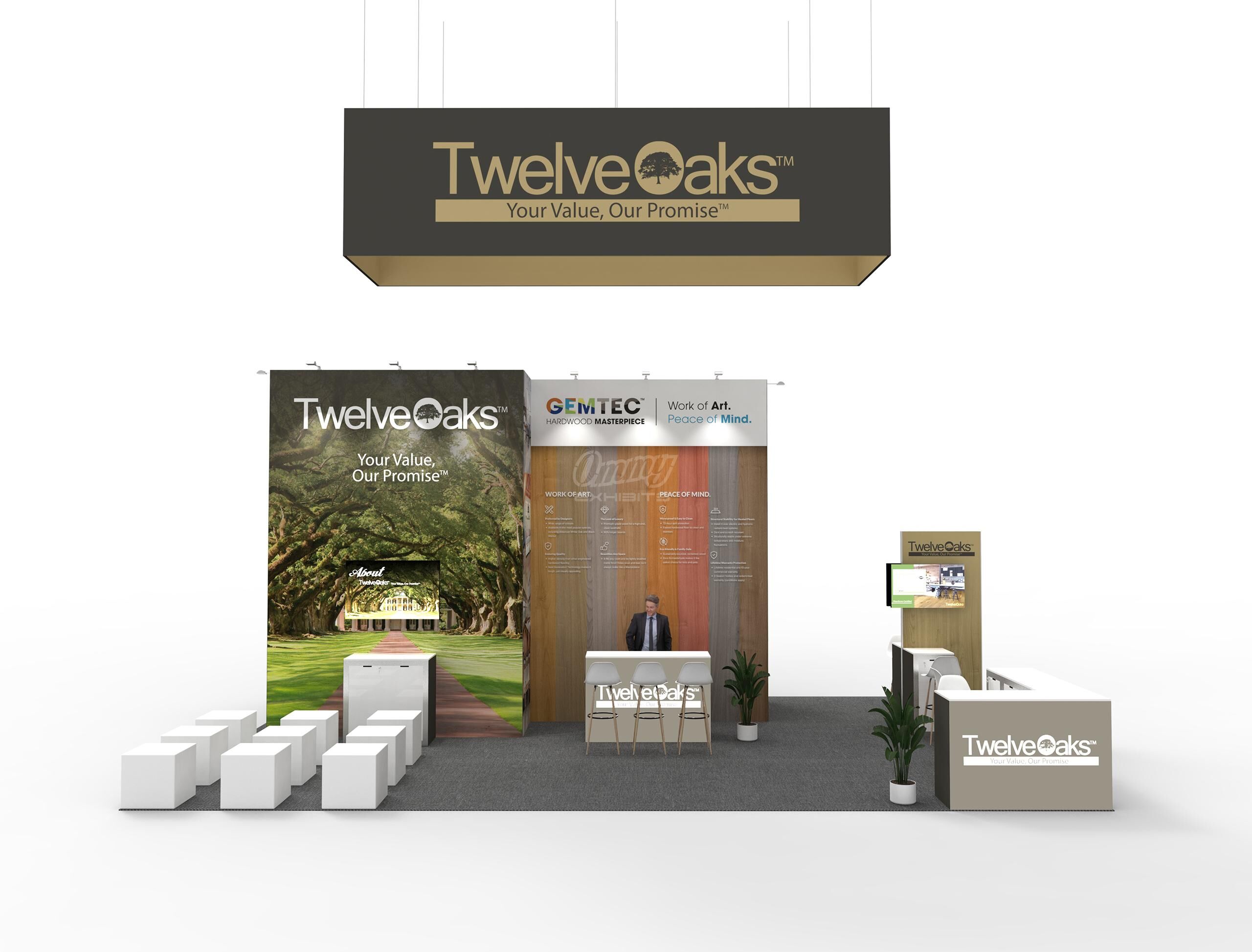 RLU2030-116 - 20'x30' Trade Show Booth Rental