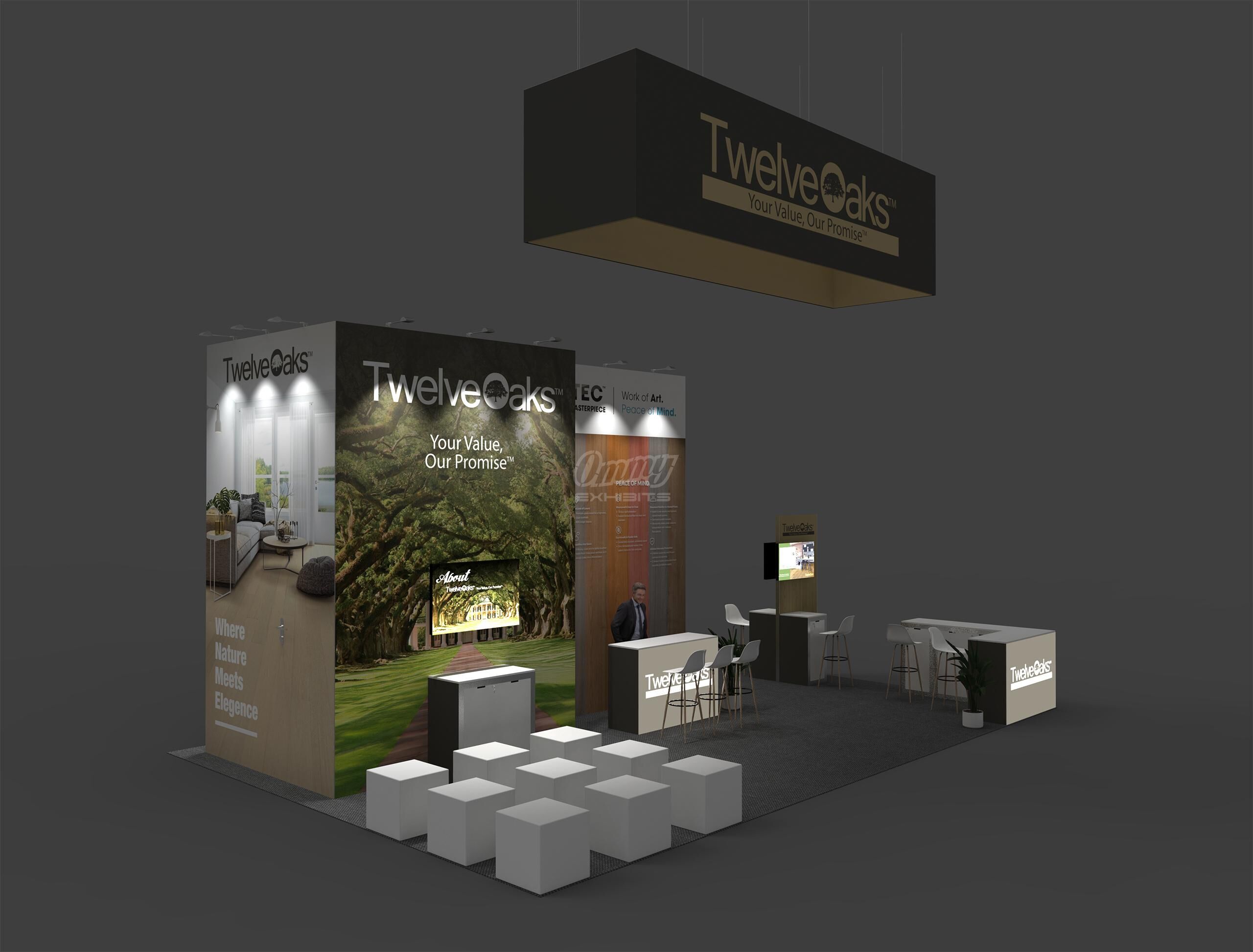 RLU2030-116 - 20'x30' Trade Show Booth Rental