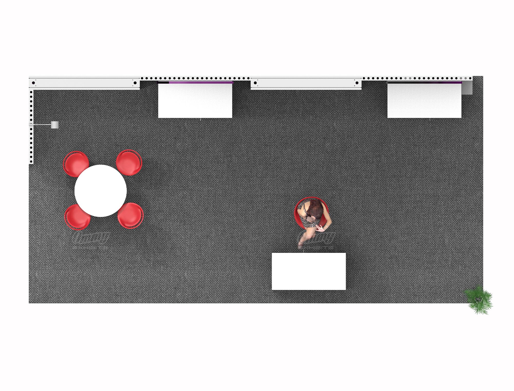 STL1020-01 - 10'x20' Trade Show Booth Rental