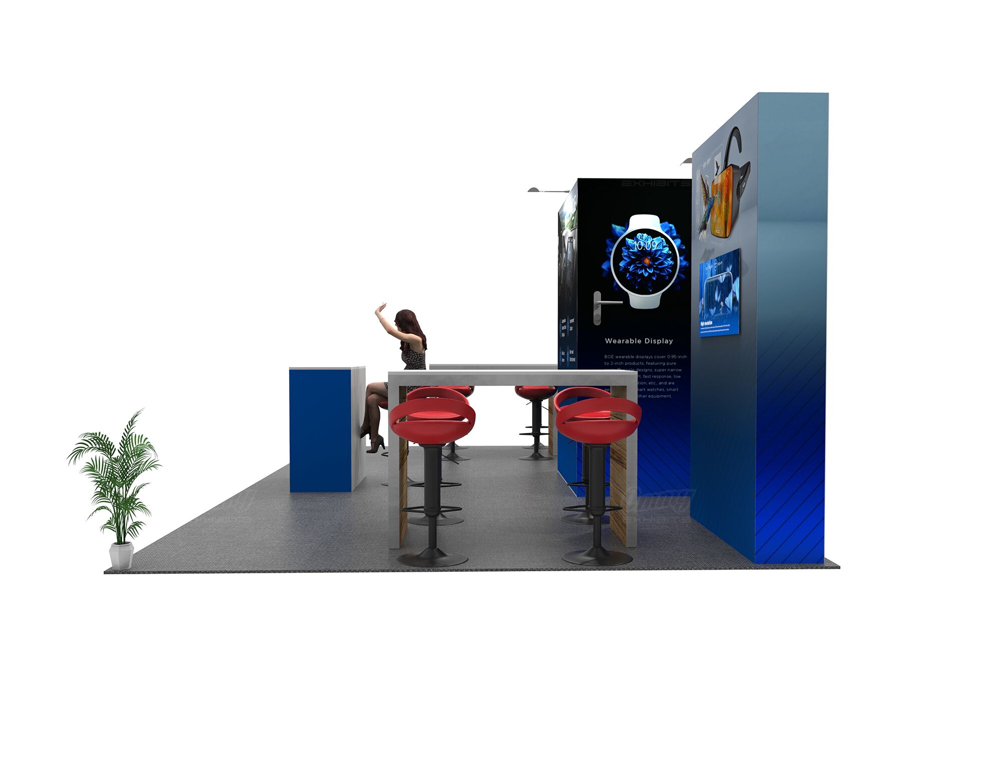 STL1020-02 - 10'x20' Trade Show Booth Rental