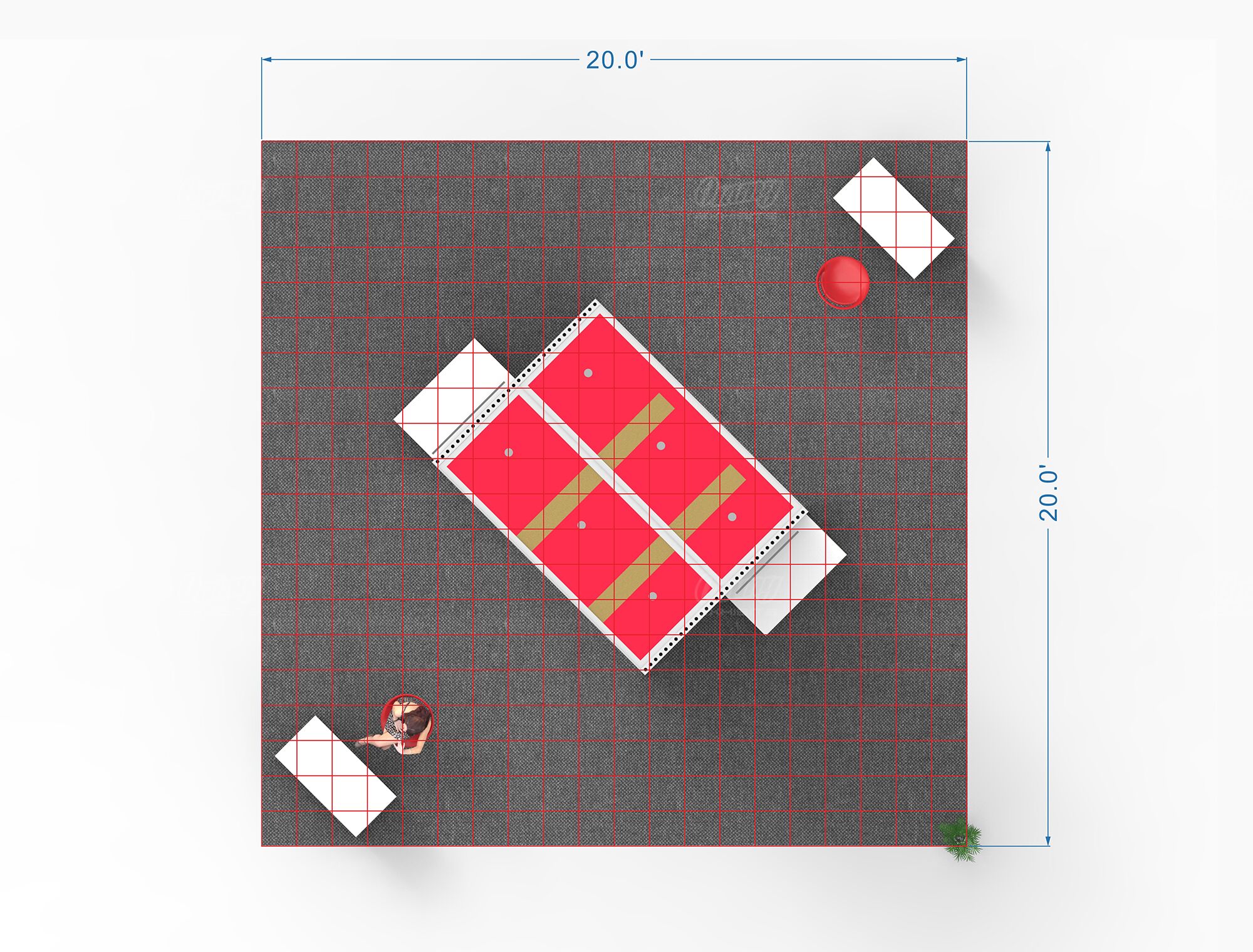 RLU2020-14 - 20'x20' Booth Rental
