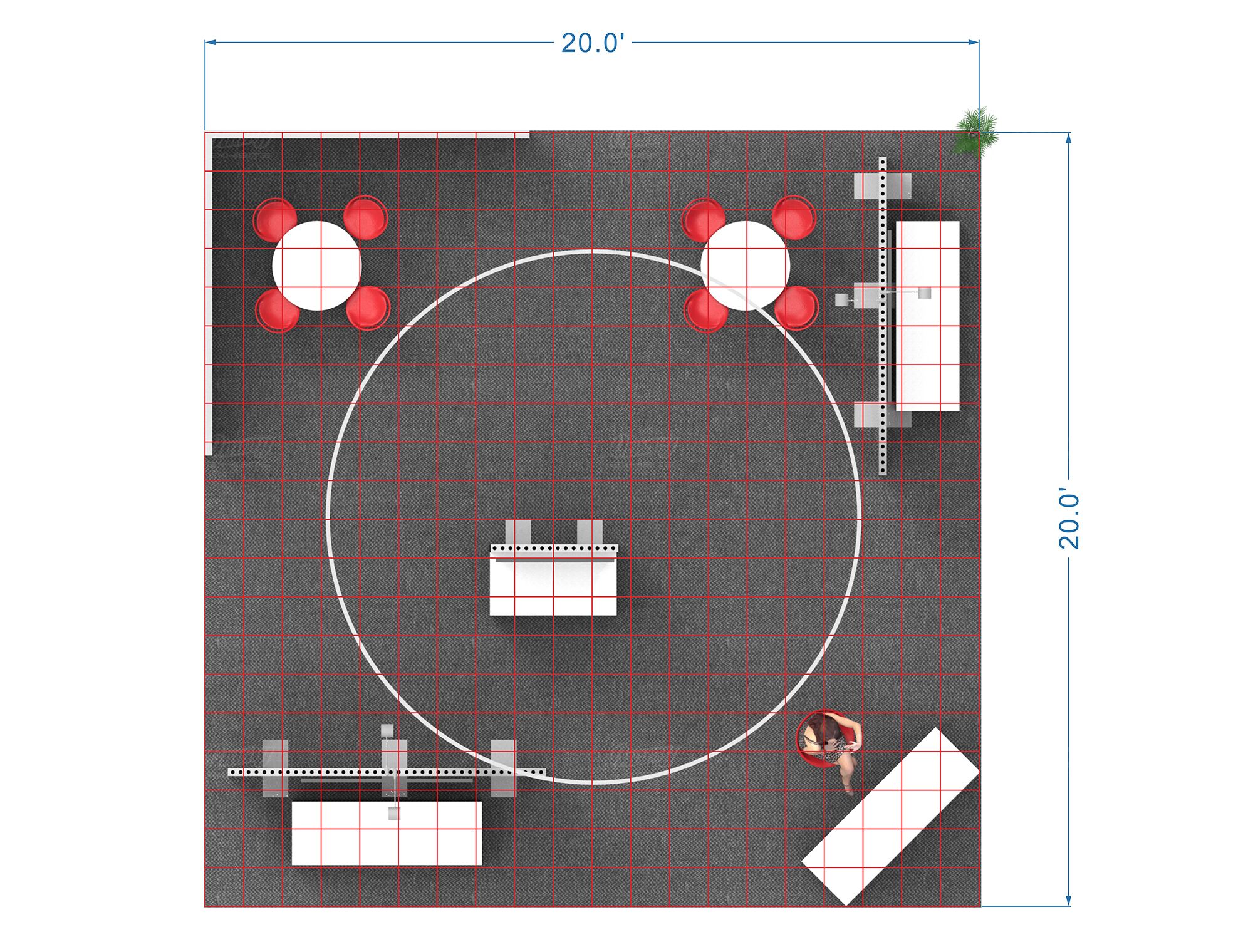 RLU2020-17 - 20'x20' Booth Rental