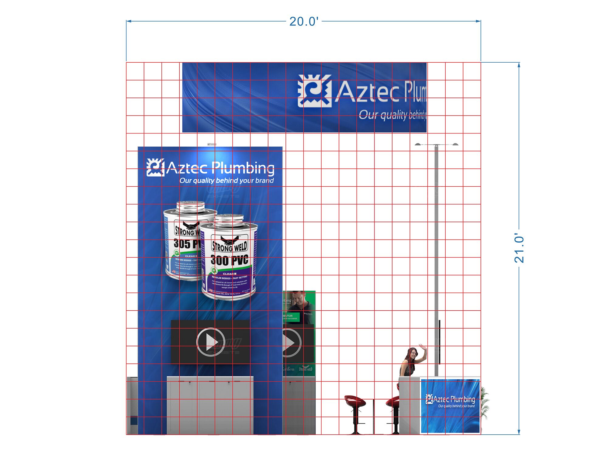 RLU2020-17 - 20'x20' Booth Rental