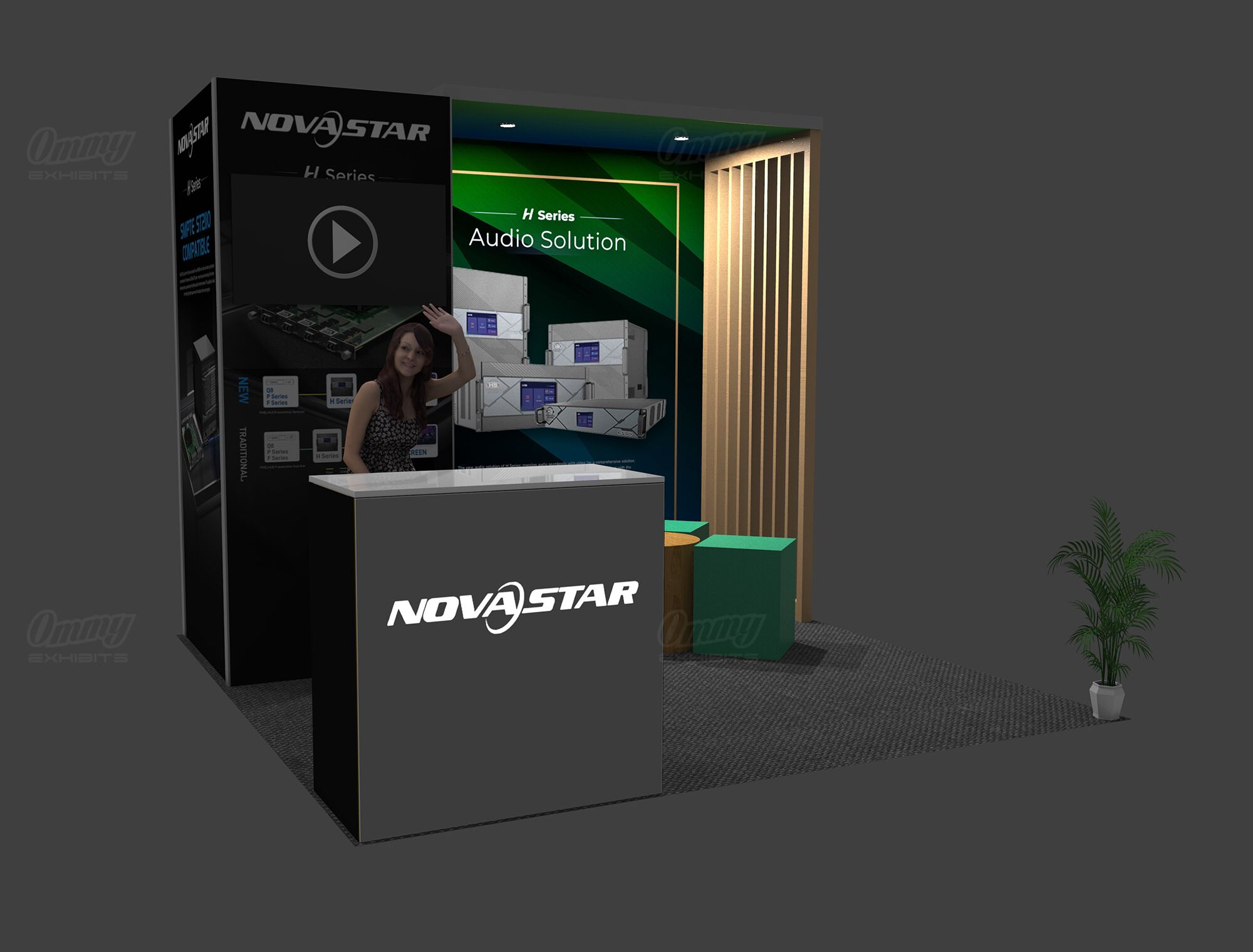 RLU1010-25 - 10'x10' Booth Rental