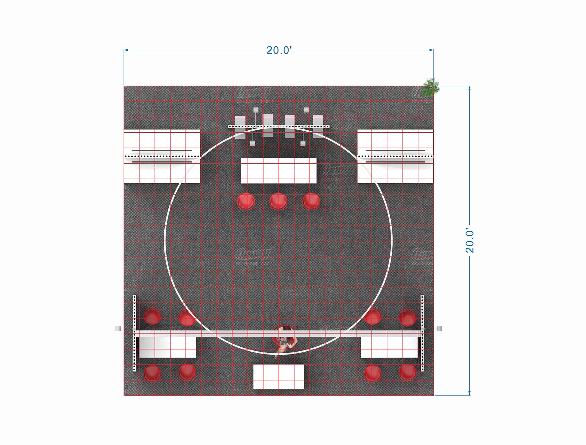 RLU2020-18 - 20'x20' Booth Rental