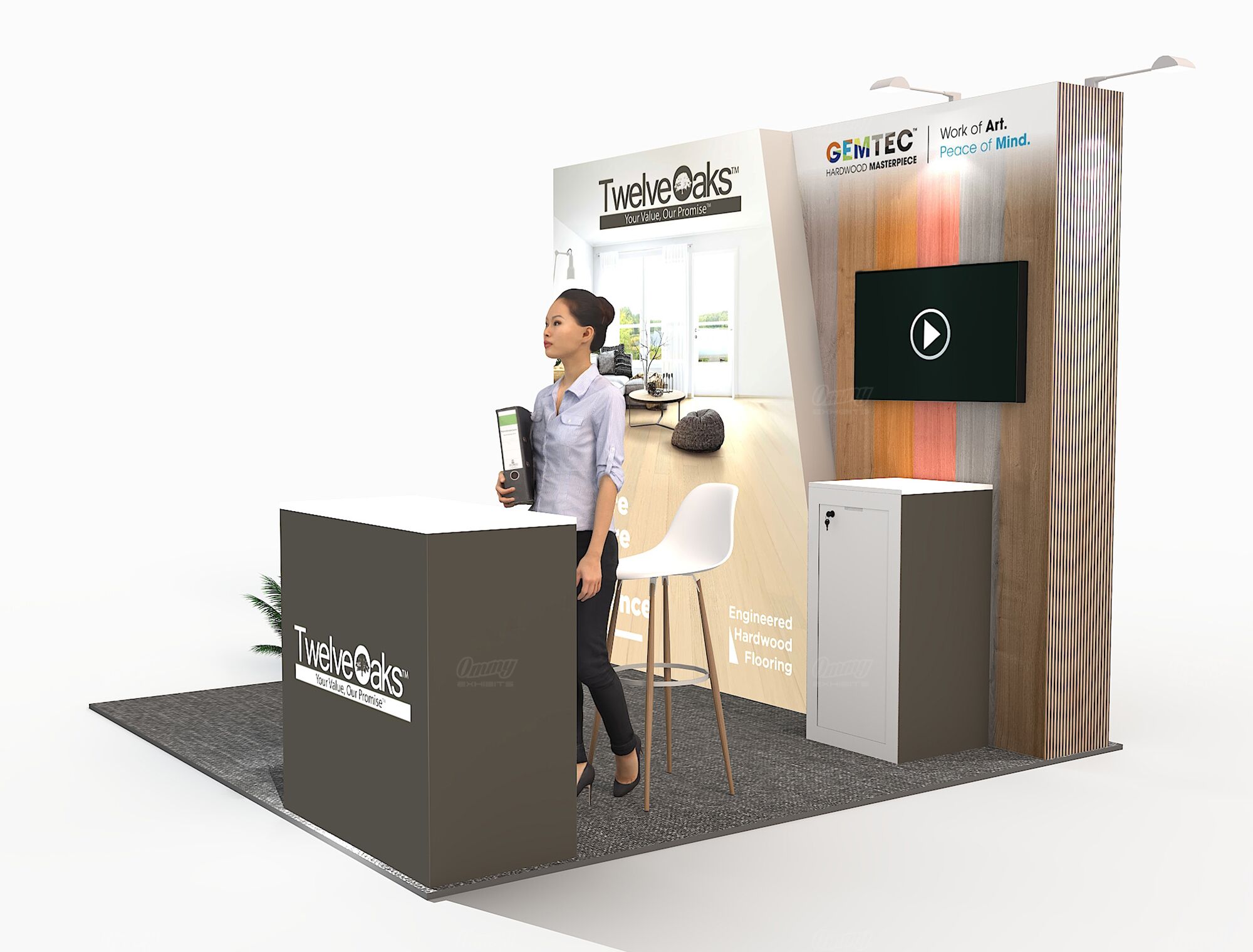 RLU1010-28 - 10'x10' Booth Rental