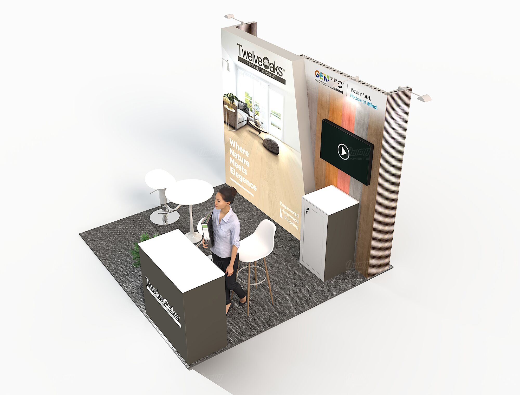 RLU1010-28 - 10'x10' Booth Rental