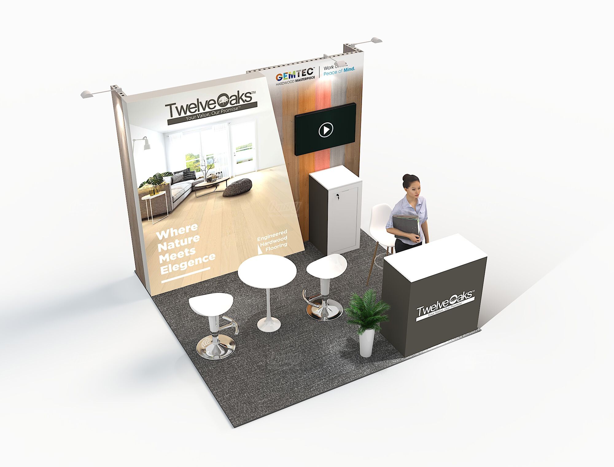 RLU1010-28 - 10'x10' Booth Rental