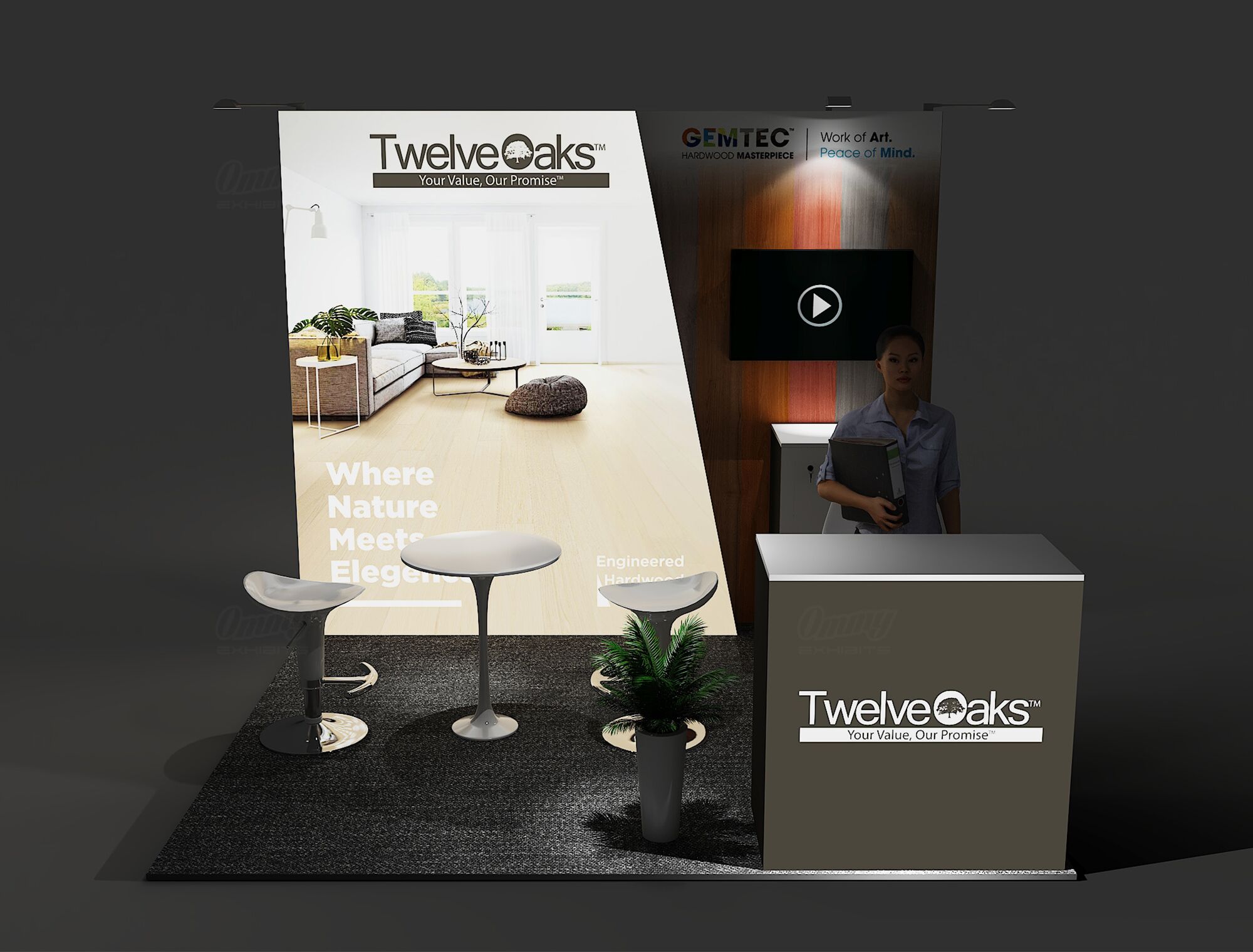 RLU1010-28 - 10'x10' Booth Rental