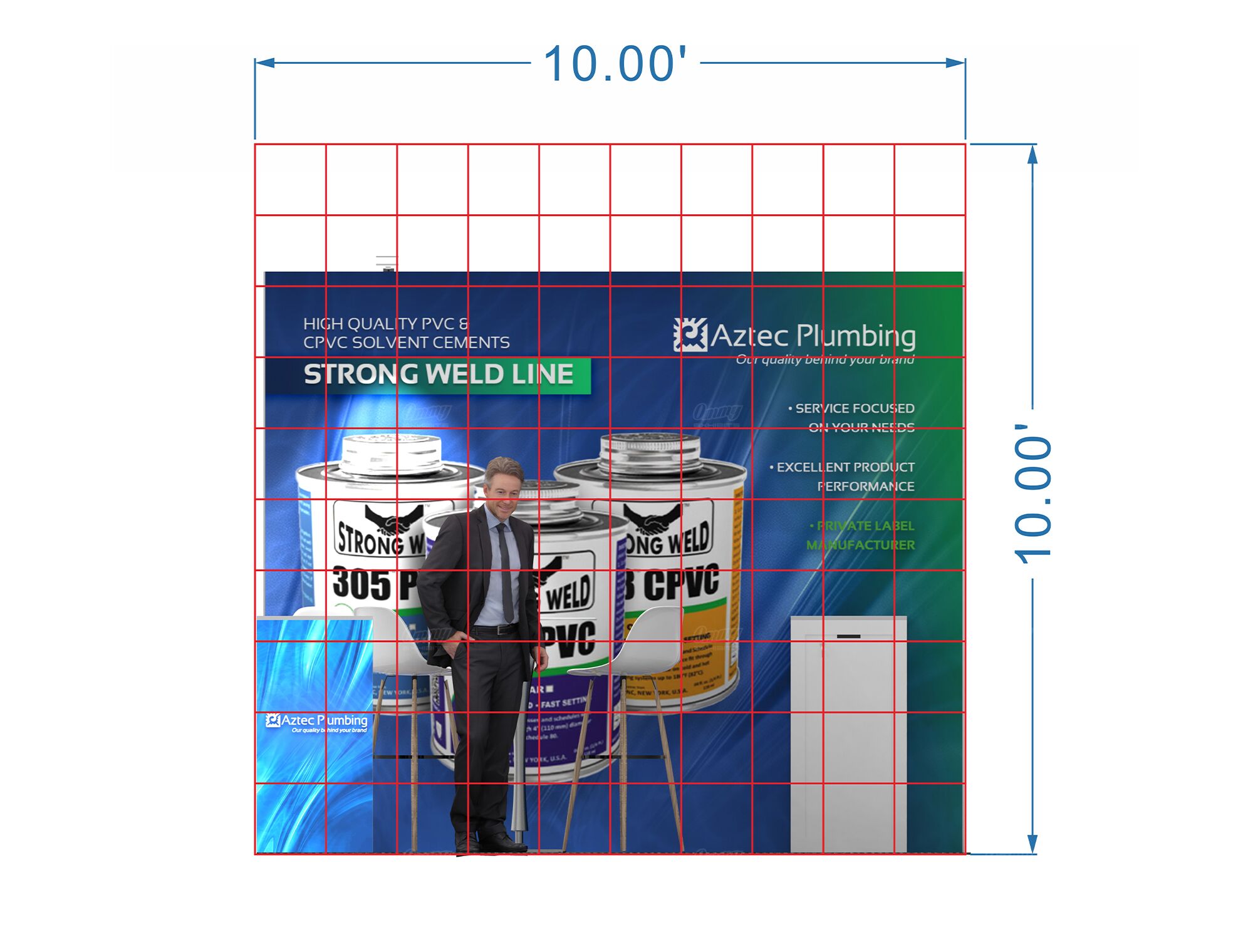 STL1010-01 - 10' x 10' Booth Rental