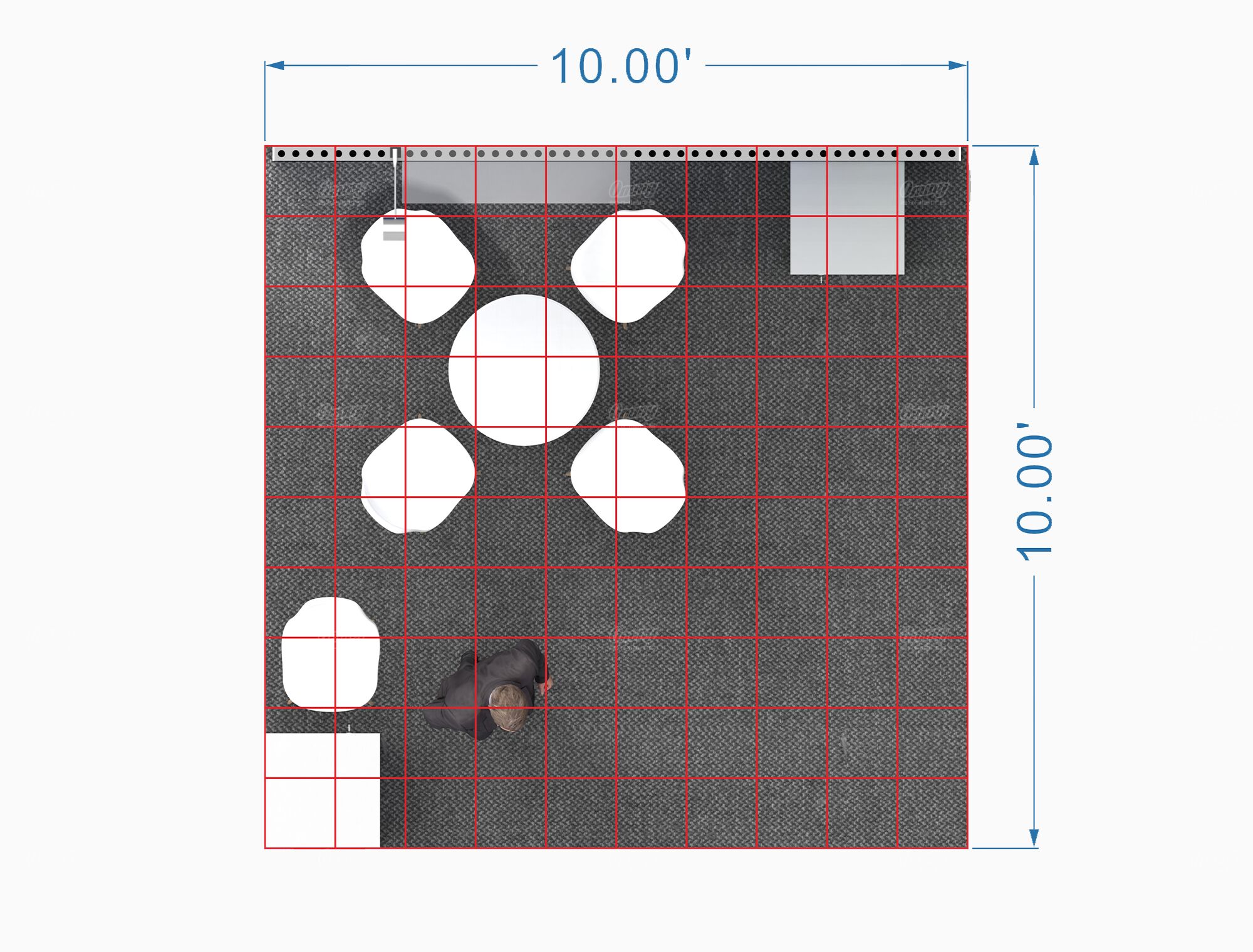 STL1010-01 - 10' x 10' Booth Rental