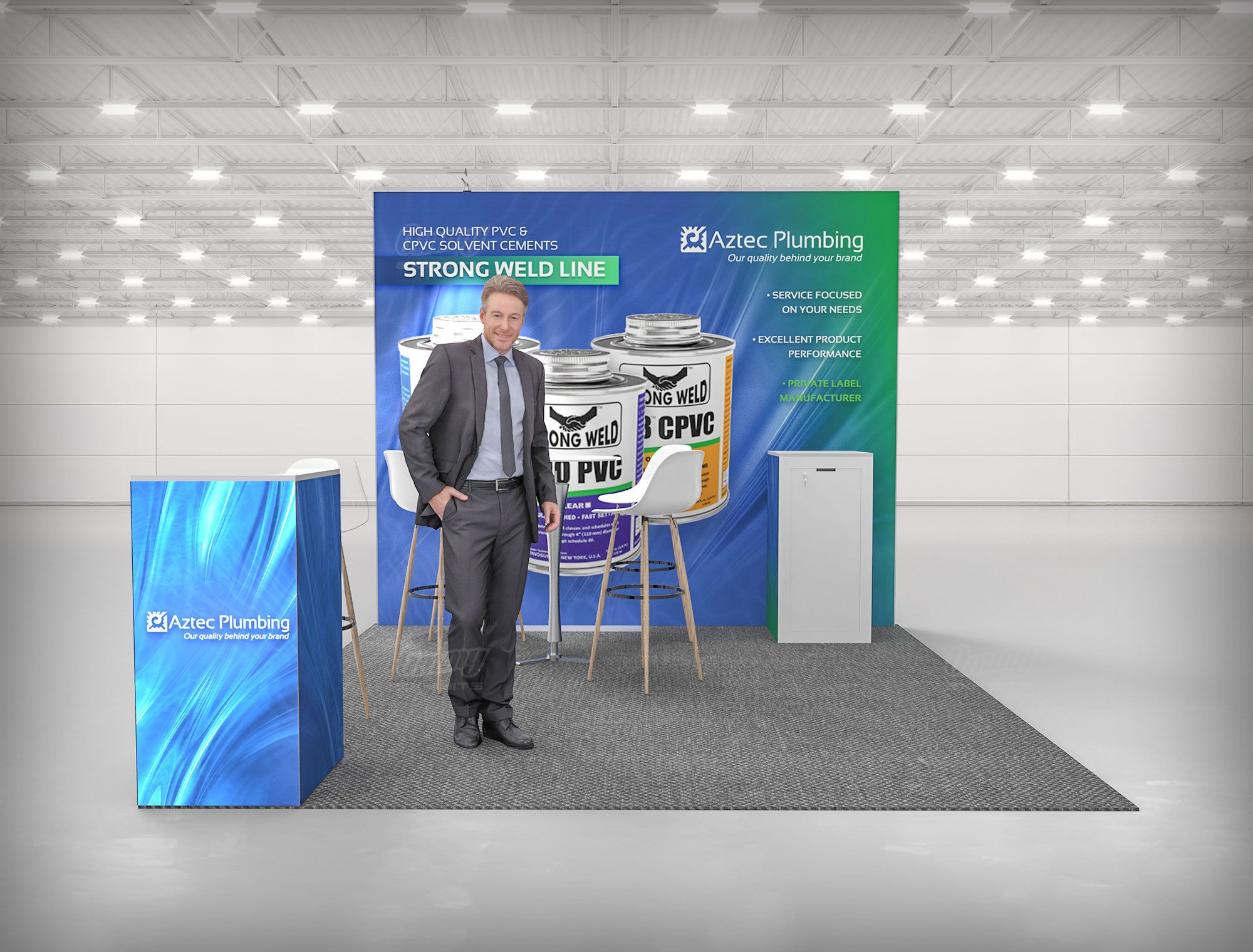 The Executive Lounge 10x10 Rental Booth